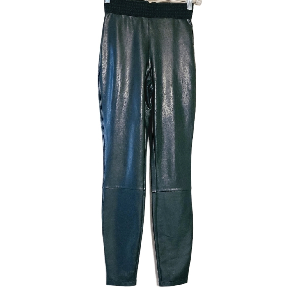 Juicy Couture | Black Label Faux Leather Leggings (Size 0)